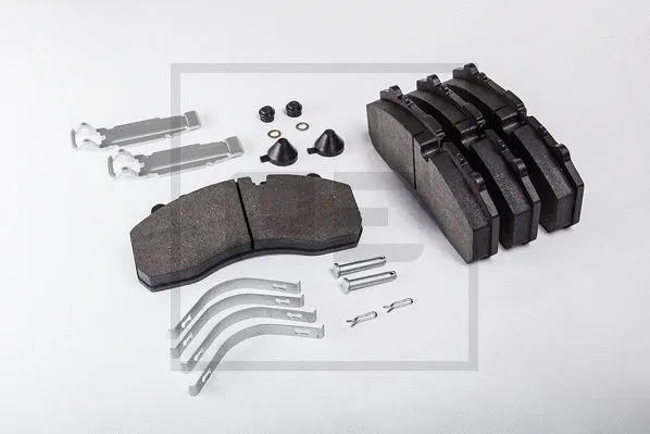 Kit de plaquettes de frein, frein à disque PE Automotive 086.300-50A