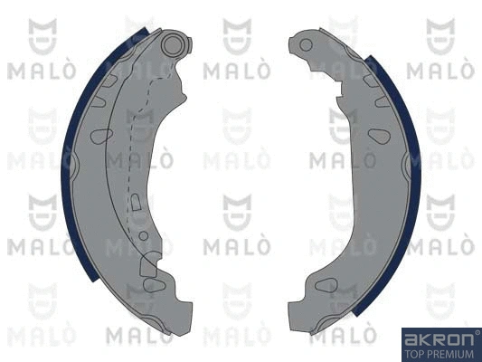Jeu de mâchoires de frein AKRON-MALÒ 1390234