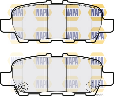 Kit de plaquettes de frein, frein à disque NAPA NBP1715
