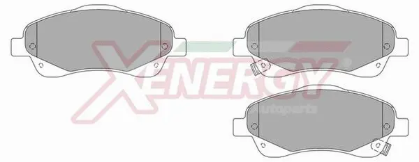 Kit de plaquettes de frein, frein à disque AP XENERGY X40909