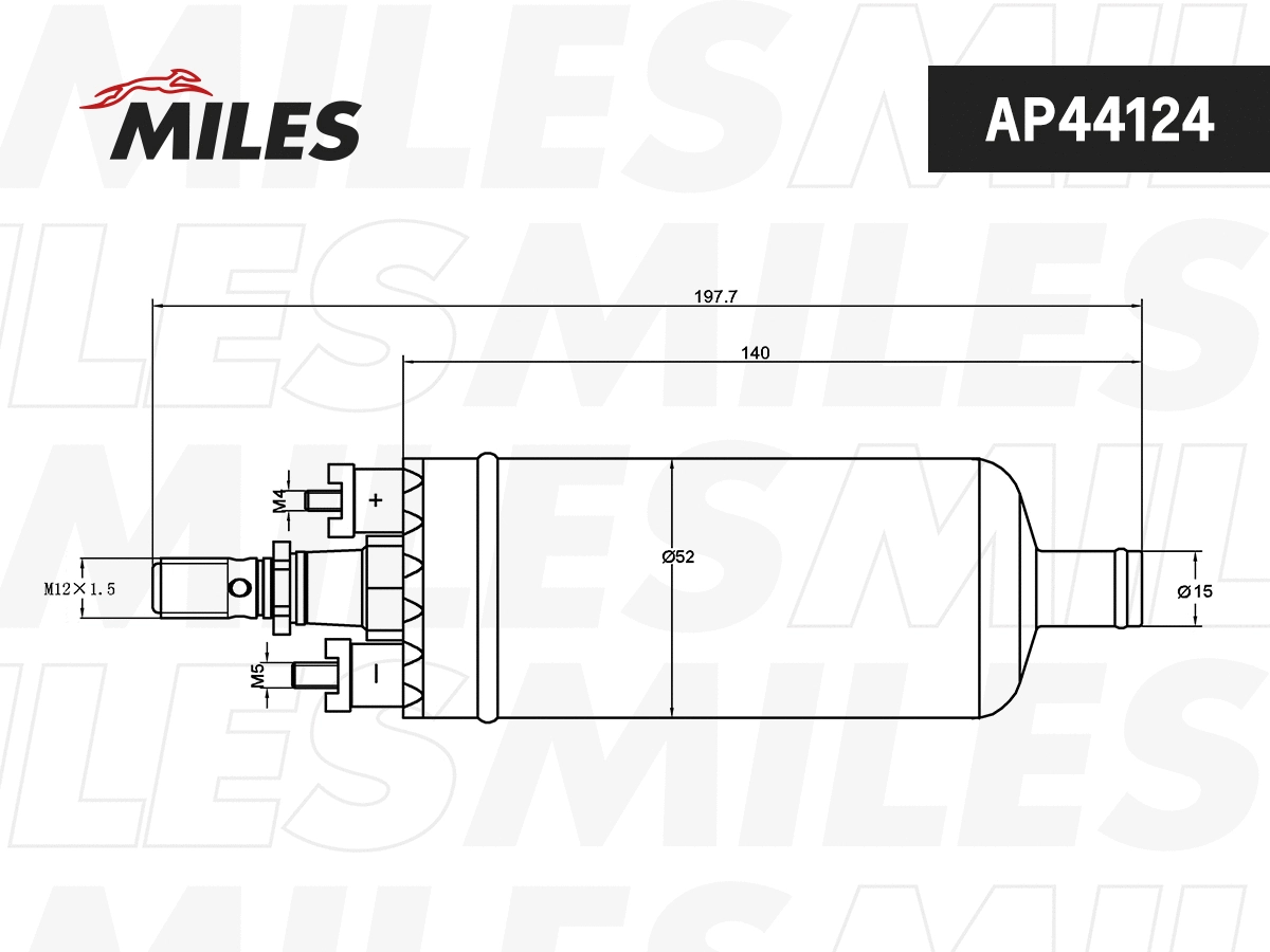 Pompe à carburant MILES AP44124
