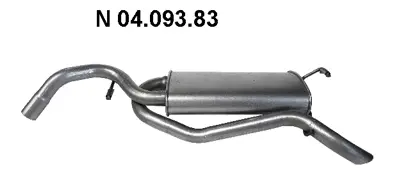 Silencieux arrière EBERSPÄCHER 04.093.83
