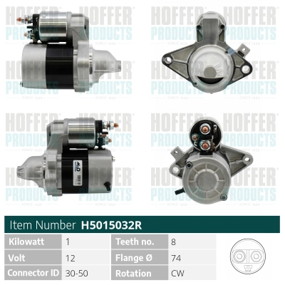 Démarreur HOFFER H5015032R