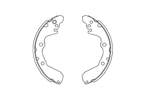 Jeu de mâchoires de frein KAVO PARTS KBS-6405