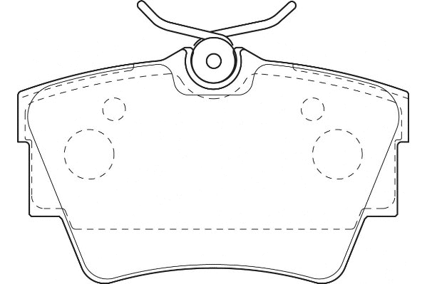 Kit de plaquettes de frein, frein à disque Omnicraft 2135589