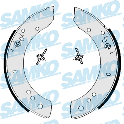 Jeu de mâchoires de frein SAMKO 86090