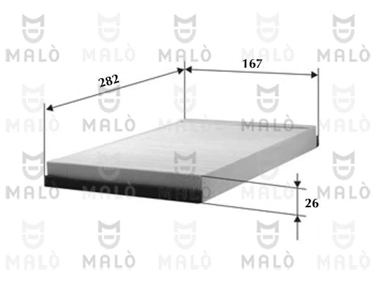Filtre, air de l'habitacle AKRON-MALÒ 1530181