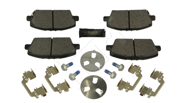Kit de plaquettes de frein, frein à disque HART 260 757