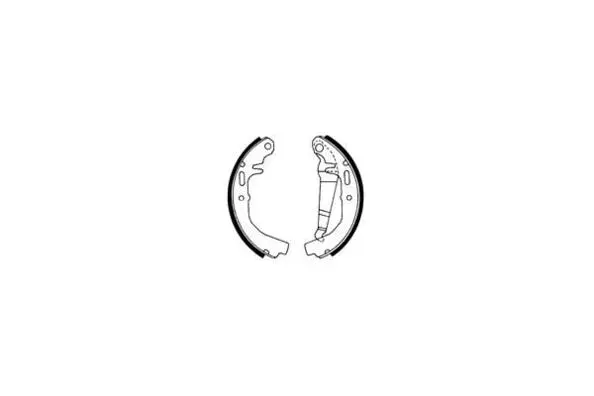 Jeu de mâchoires de frein E.T.F. 09-0183