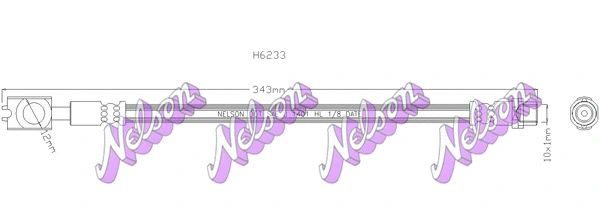 Flexible de frein KAWE H6233