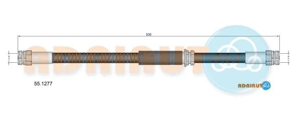 Flexible de frein ADRIAUTO 55.1277