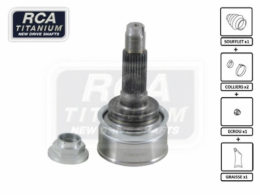 Jeu de joints, arbre de transmission RCA FRANCE MA09
