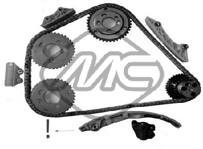 Kit de distribution par chaîne Metalcaucho 58338