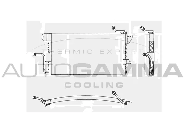 Condenseur, climatisation AUTOGAMMA 101604
