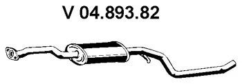 Silencieux avant EBERSPÄCHER 04.893.82