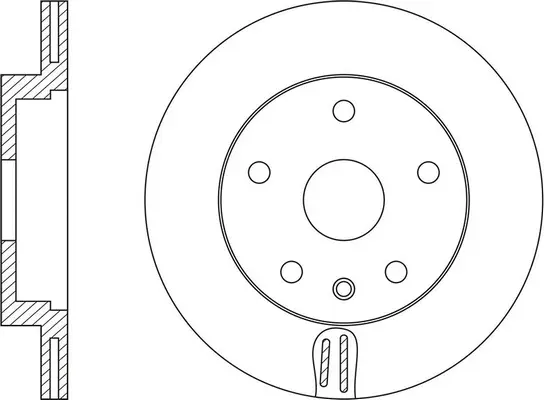 Disque de frein FIT FR0644V