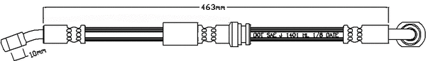 Flexible de frein JURATEK JBH1327L