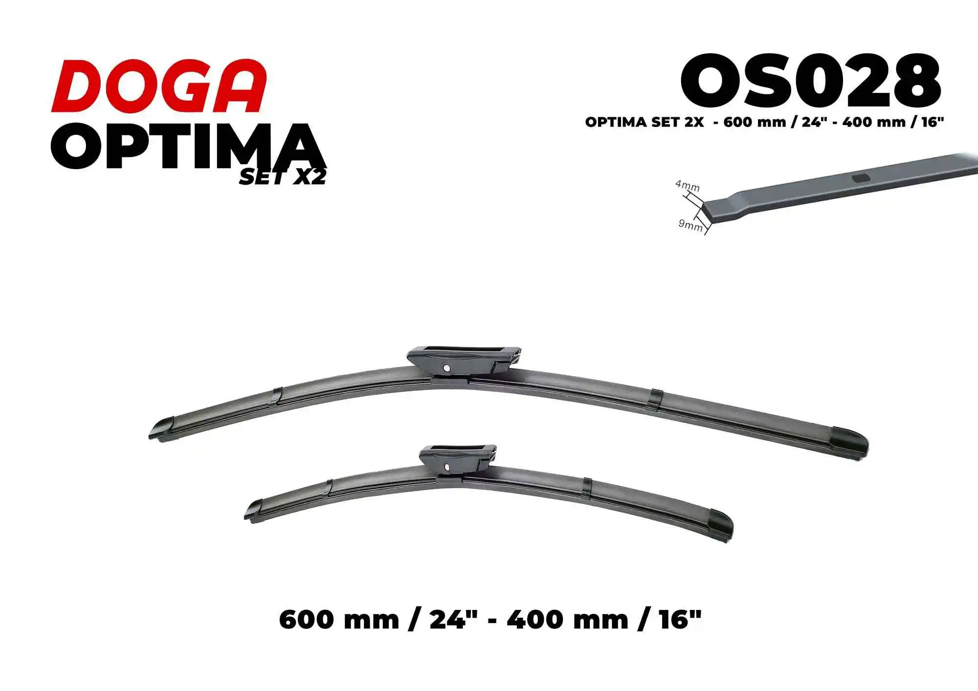 Balai d'essuie-glace DOGA OS028