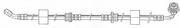 Flexible de frein CEF 511025