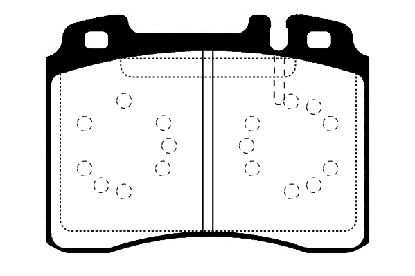 Kit de plaquettes de frein, frein à disque RAICAM RA.0480.0