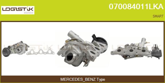 Turbocompresseur, suralimentation LGK 070084011LKA
