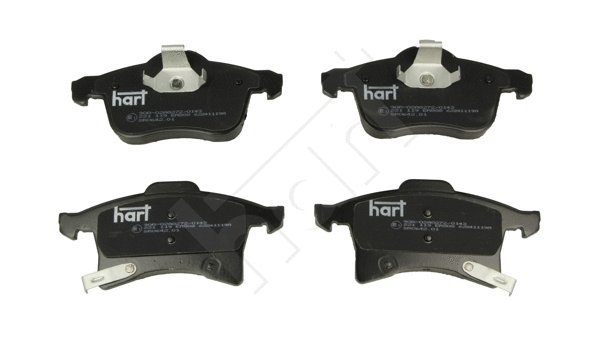 Kit de plaquettes de frein, frein à disque HART 221 119