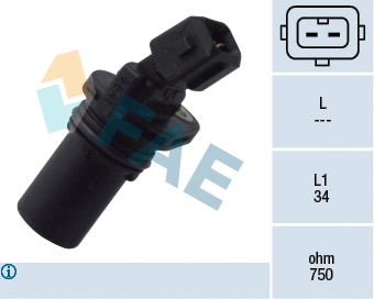 Capteur, vitesse de rotation du moteur FAE 79140