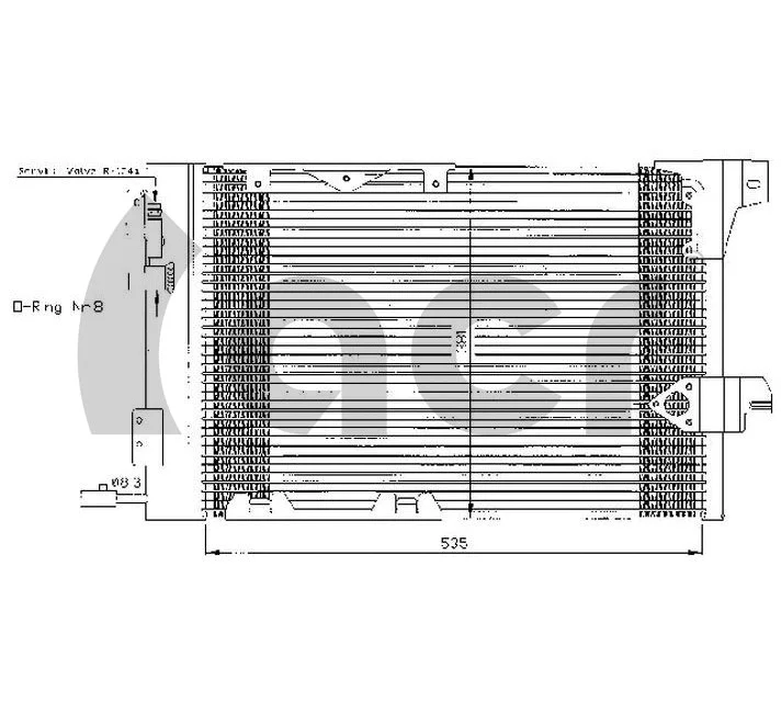 Condenseur, climatisation ACR 300333