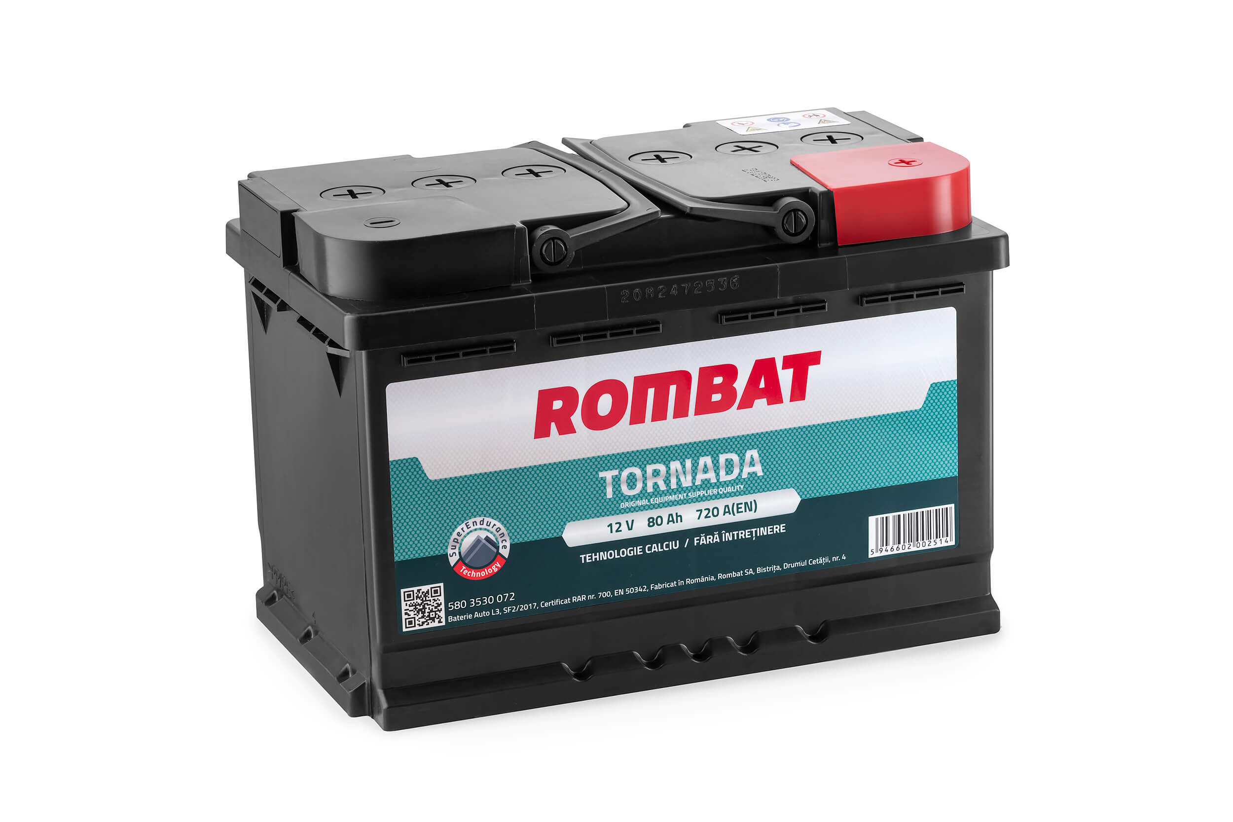 Batterie de démarrage ROMBAT 580 3530 072