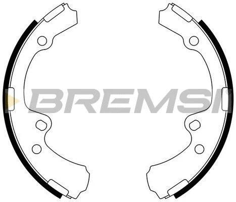 Jeu de mâchoires de frein BREMSI GF0940
