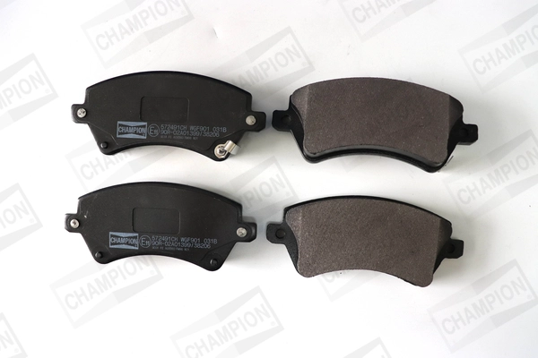 Kit de plaquettes de frein, frein à disque CHAMPION 572491CH