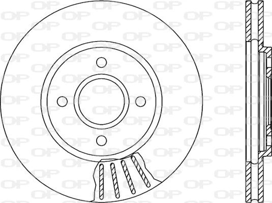 Disque de frein OPEN PARTS BDR1181.20