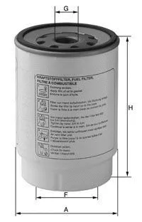Filtre à carburant UNIFLUX FILTERS XP130