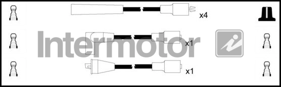 Kit de câbles d'allumage INTERMOTOR 73526