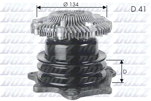 Pompe à eau, refroidissement du moteur DOLZ N142