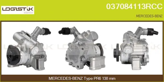 Pompe hydraulique, direction LGK 037084113RCC