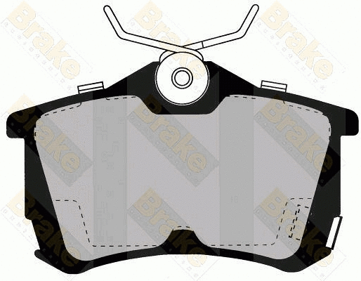 Kit de plaquettes de frein, frein à disque Brake ENGINEERING PA1342
