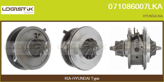 Groupe carter, turbocompresseur LGK 071086007LKA