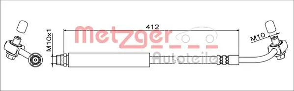 Flexible de frein METZGER 4111348