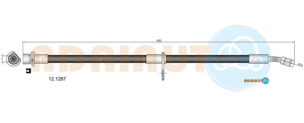Flexible de frein ADRIAUTO 12.1287