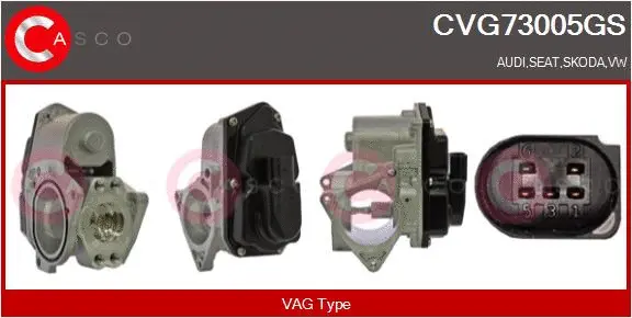 Vanne EGR CASCO CVG73005GS