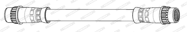 Flexible de frein FERODO FHY3353