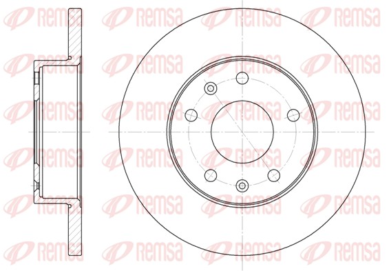 Disque de frein REMSA 6721.00