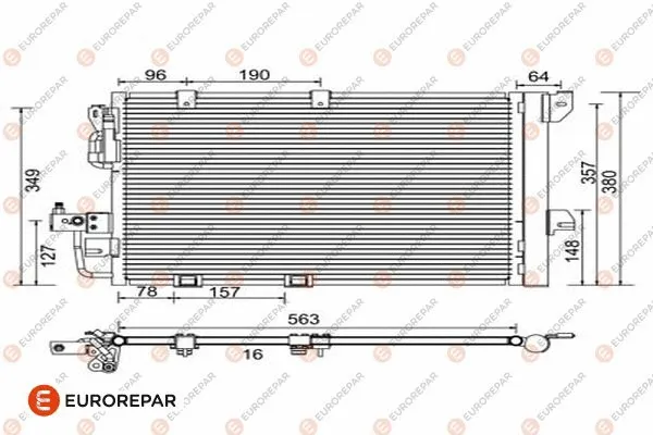 Condenseur, climatisation EUROREPAR 1610159680