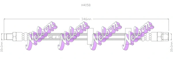Flexible de frein KAWE H4158