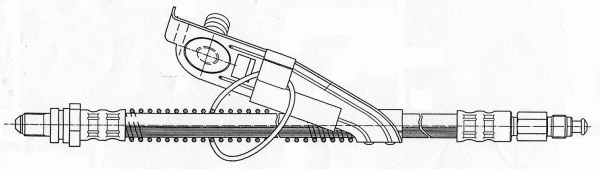 Flexible de frein CEF 511635