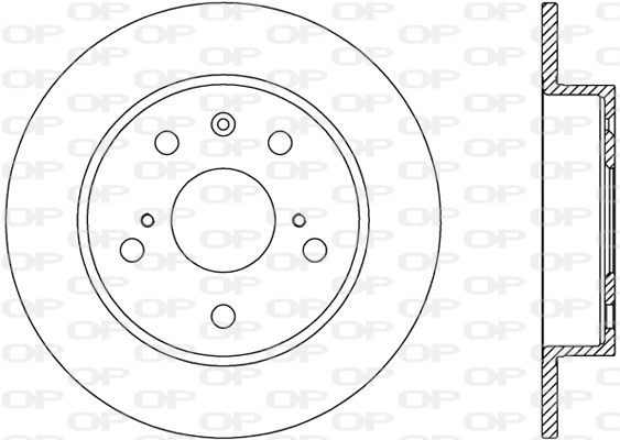 Disque de frein OPEN PARTS BDA2773.10