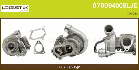 Turbocompresseur, suralimentation LGK 070094008LJE
