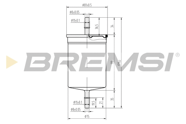 Filtre à carburant BREMSI FE0394