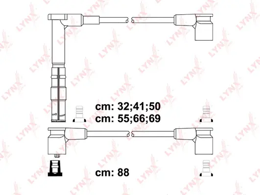 Kit de câbles d'allumage LYNXAUTO SPC5324